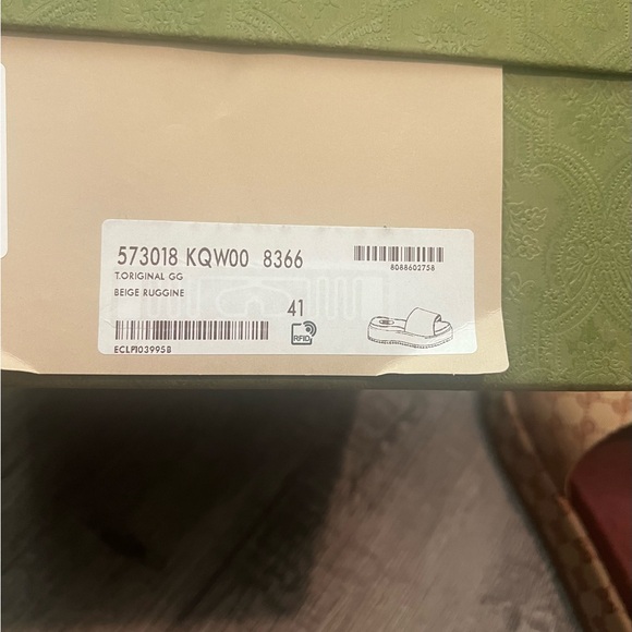 Authentic Brand New Never Worn Gucci Platform Sandals - Picture 3 of 15